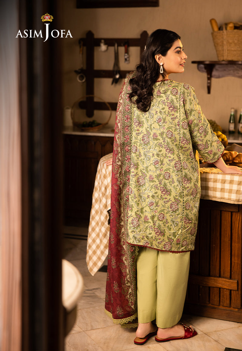 Asim Jofa Designers Limited Edition Pret Ajubj-31 Printed Lawn Stitched 3 Pc