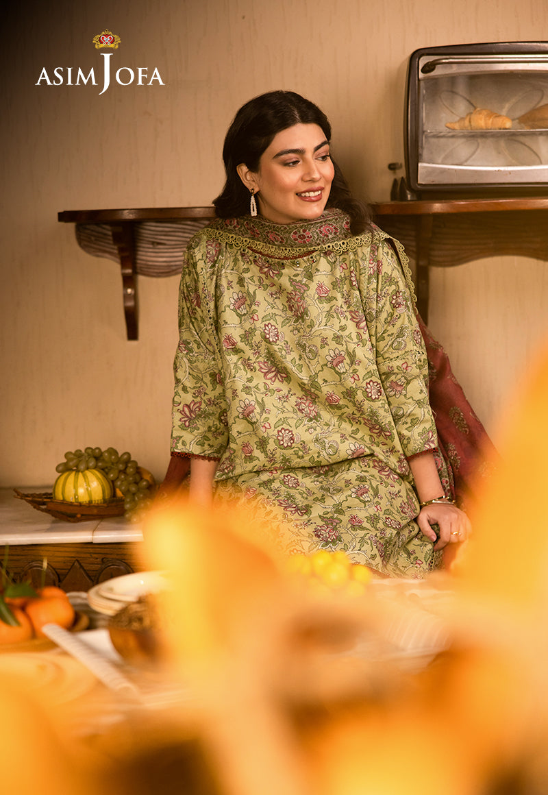 Asim Jofa Designers Limited Edition Pret Ajubj-31 Printed Lawn Stitched 3 Pc