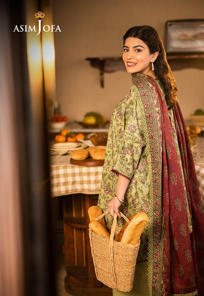 Asim Jofa Designers Limited Edition Pret Ajubj-31 Printed Lawn Stitched 3 Pc