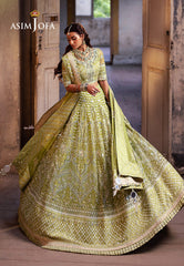 Asim Jofa Designers Limited Edition Ajkbd-04 Embroidered Net Stitched 3 Pcs