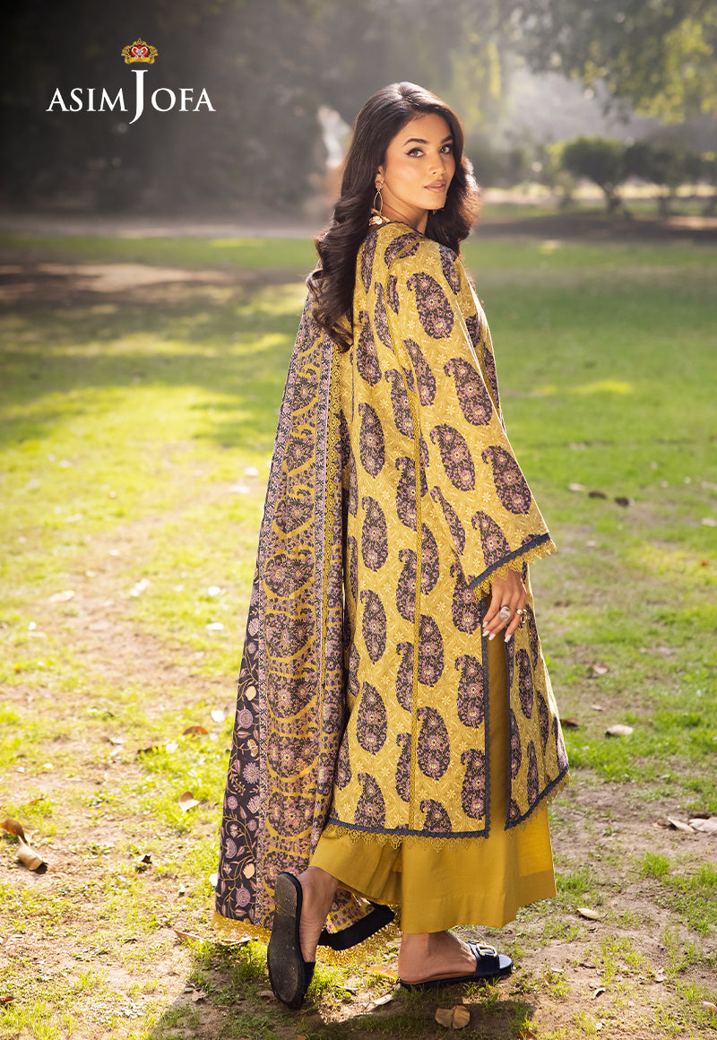 Asim Jofa Designers Limited Edition Pret Ajubj-33 Printed Lawn Stitched 3 Pc
