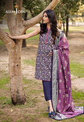 Asim Jofa Prints Unstitched Drop 2 Ajubj-30 Printed Lawn 3 Pc