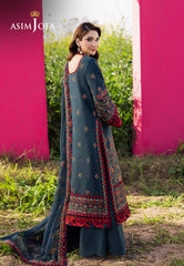 Asim Jofa Luxury Lawn 25 Ajell-04 Embroidered Lawn 3 Pcs