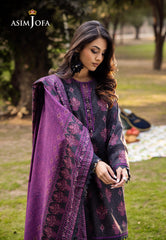 Asim Jofa Prints Unstitched Drop 2 Ajubj-24 Printed Lawn 3 Pc