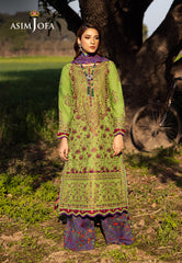 Asim Jofa Luxury Lawn 25 Ajell-05 Embroidered Lawn 3 Pcs