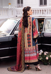 Asim Jofa Designers Limited Edition Ajrsd-05 Digitally Printed Embroidered Blended Silk Stitched 3 Pcs
