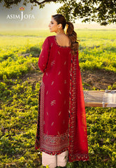 Asim Jofa Luxury Lawn 25 Ajell-06 Embroidered Lawn 3 Pcs
