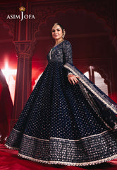 Asim Jofa Designers Limited Edition Ajmvd-03 Embroidered Velvet Stitched 2 Pcs