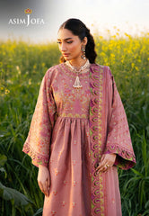 Asim Jofa Luxury Lawn 25 Ajell-16 Embroidered Lawn 3 Pcs