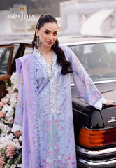 Asim Jofa Designers Limited Edition Ajrsd-08 Digitally Printed Embroidered Raw Silk Stitched 3 Pcs
