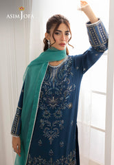 Izel By Asim Jofa Unstitched Formals Suit-AJIZL-18