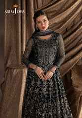 Izel By Asim Jofa Unstitched Formals Suit-AJIZL-09