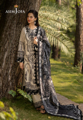 Asim Jofa Designers Limited Edition Ajuwd-04 Embroidered Stitched 3 Pcs