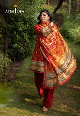 Asim Jofa Designers Limited Edition Ajuwd-47 Printed Khaddar 3 Pcs