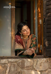 Asim Jofa Winter Collection Ajuw-31 Printed Khaddar 3 Pcs