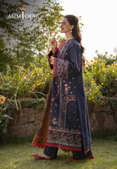 Asim Jofa Designers Limited Edition Ajuwd-14 Embroidered Khaddar Stitched 3 Pcs