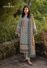 Asim Jofa Designers Limited Edition Ajuwd-42 Printed Khaddar 3 Pcs