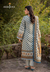 Asim Jofa Winter Collection Ajuw-42 Printed Khaddar 3 Pcs