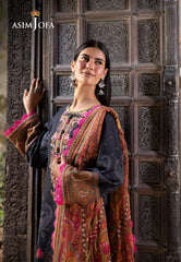 Asim Jofa Designers Limited Edition Ajuwd-60 Printed Khaddar 3 Pcs