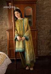 Asim Jofa Designers Limited Edition Ajuwd-49 Printed Khaddar 3 Pcs