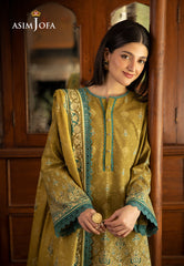 Asim Jofa Winter Collection Ajuw-49 Printed Khaddar 3 Pcs