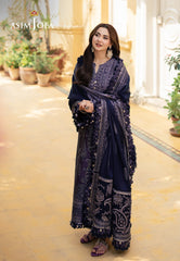 Asim Jofa Pashmina Ajki-05 Embroidered Twill 3 Pc