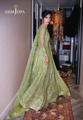 Asim Jofa Festive 25 Ajff-04 Embroidered Net 3 Pcs