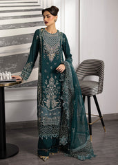 La More Unstitched 3 Piece Festive Formals Collection'2024-Emerald Night