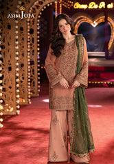 Asim Jofa LUXURY FESTIVE DROP 2 Ajlf-12 Embroidered Chiffon 3 Pcs