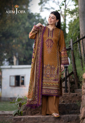 Asim Jofa Designers Limited Edition Ajuwd-64 Printed Viscose 3 Pcs