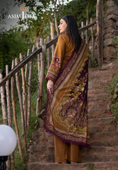 Asim Jofa Winter Collection Ajuw-64 Printed Viscose 3 Pcs