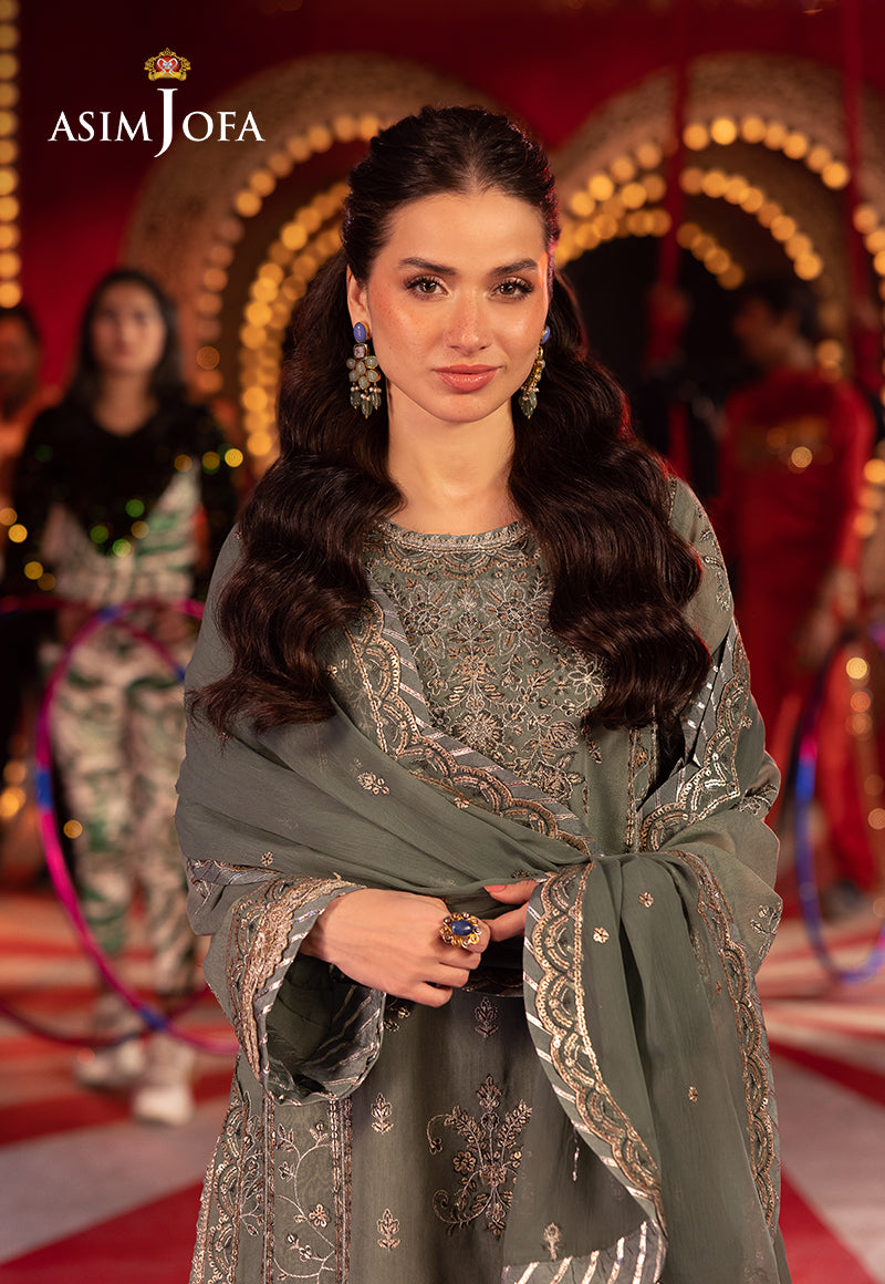 Festive Opulence By Asim Jofa Unstitched 3 Piece Formals Collection'2025-AJFO-03