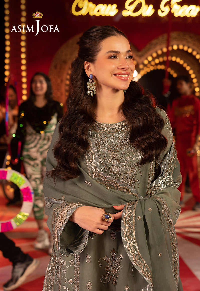 Festive Opulence By Asim Jofa Unstitched 3 Piece Formals Collection'2025-AJFO-03