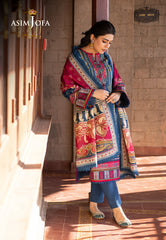 Asim Jofa Winter Collection Ajuw-53 Printed Khaddar 3 Pcs