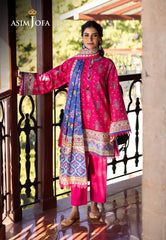 Asim Jofa Winter Collection Ajuw-55 Printed Khaddar 3 Pcs