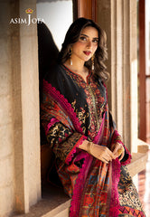 Asim Jofa Winter Collection Ajuw-28 Embroidered Viscose 3 Pcs