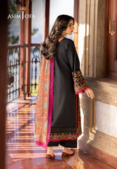 Asim Jofa Winter Collection Ajuw-28 Embroidered Viscose 3 Pcs