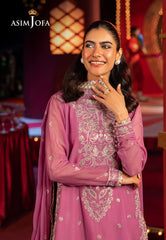 Asim Jofa Unstitched 3 Piece Luxury Festive Rejoice AJLFF-07 Embroidered Chiffon 3 Pcs