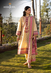 Asim Jofa Designers Limited Edition Ajuwd-36 Printed Stitched 3 Pcs