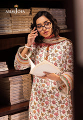 Asim Jofa Prints Unstitched Drop 1 Ajubj-41 Printed Lawn 3 Pcs