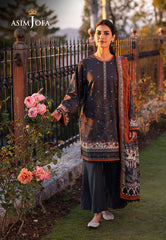 Asim Jofa Winter Collection Ajuw-70 Printed Viscose 3 Pcs
