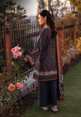 Asim Jofa Winter Collection Ajuw-70 Printed Viscose 3 Pcs