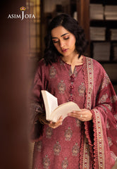 Asim Jofa Prints Unstitched Drop 2 Ajubj-43 Printed Lawn 3 Pc