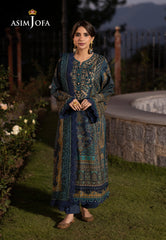 Asim Jofa Winter Collection Ajuw-20 Embroidered Viscose 3 Pcs