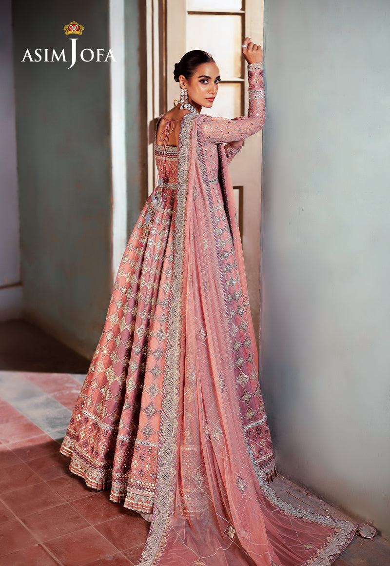 Asim Jofa Bekhudi Ajkb-03 Embroidered Net 3 Pcs