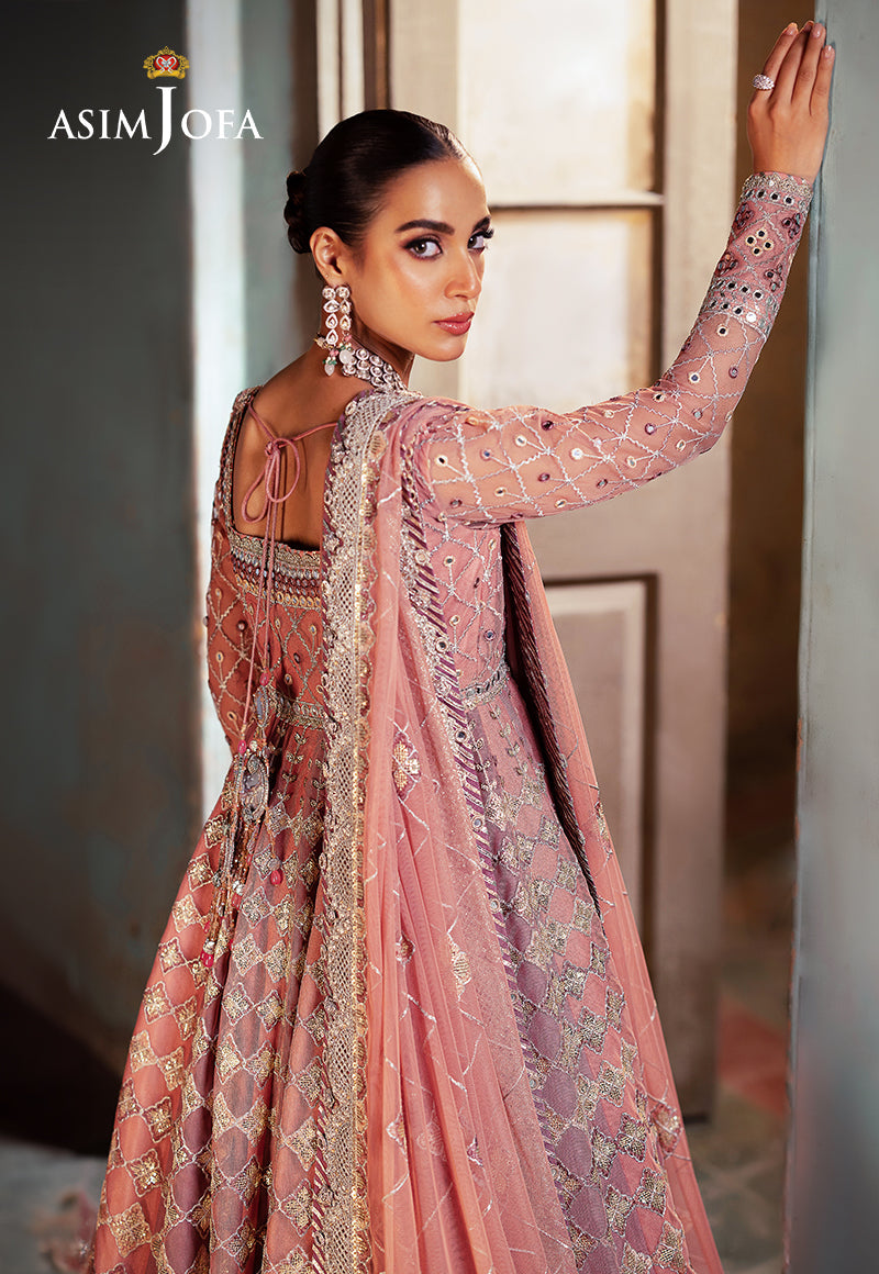 Asim Jofa Bekhudi Ajkb-03 Embroidered Net 3 Pcs