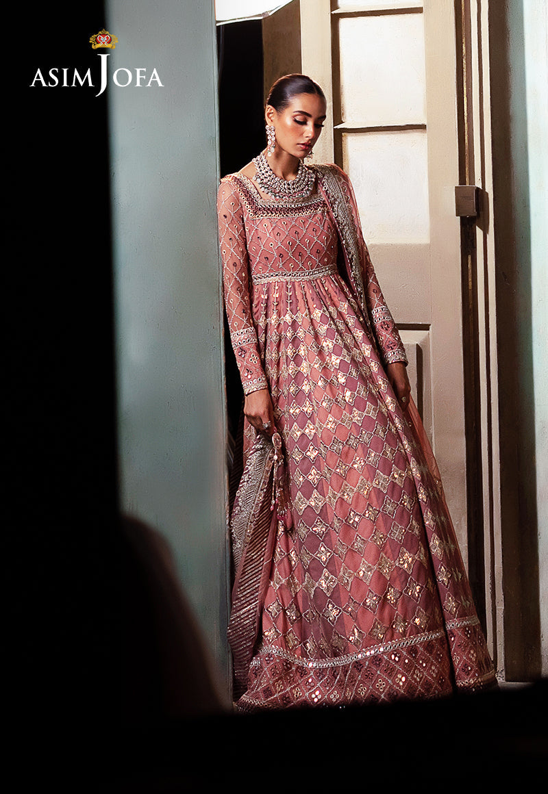Asim Jofa Bekhudi Ajkb-03 Embroidered Net 3 Pcs