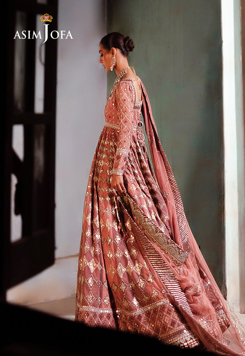 Asim Jofa Bekhudi Ajkb-03 Embroidered Net 3 Pcs