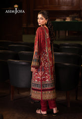 Asim Jofa Designers Limited Edition Pret Ajubj-09 Printed Embroidered Lawn Stitched 3 Pc