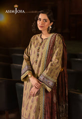 Asim Jofa Prints Unstitched Drop 2 Ajubj-47 Printed Lawn 3 Pc